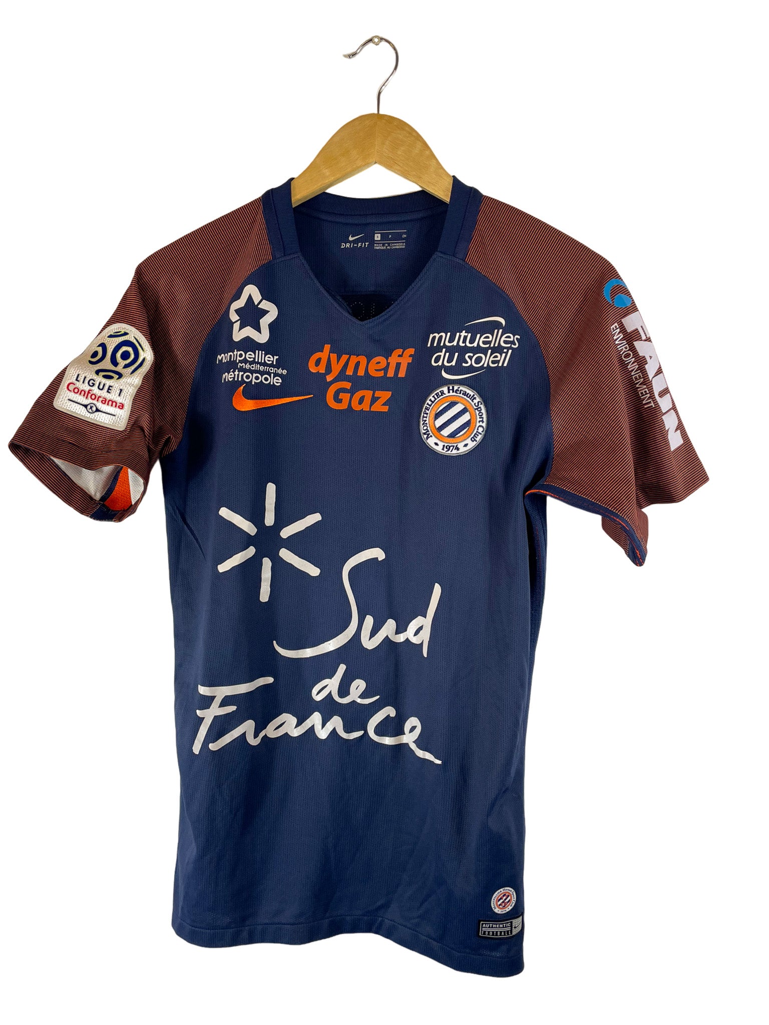 2017/2018 – Maillot Montpellier Hérault SC domicile [#9 Ikoné] Nike - S