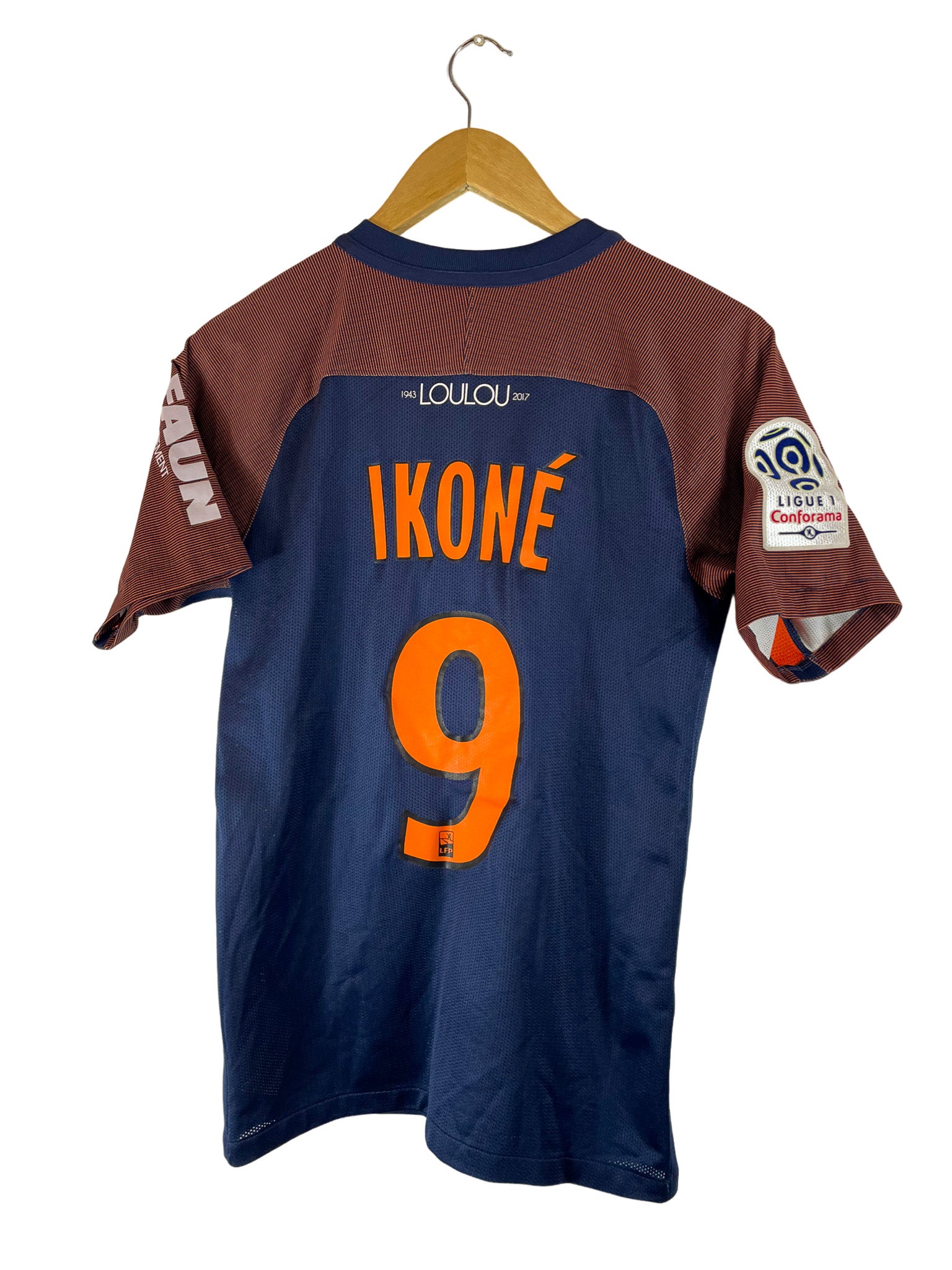 2017/2018 – Maillot Montpellier Hérault SC domicile [#9 Ikoné] Nike - S