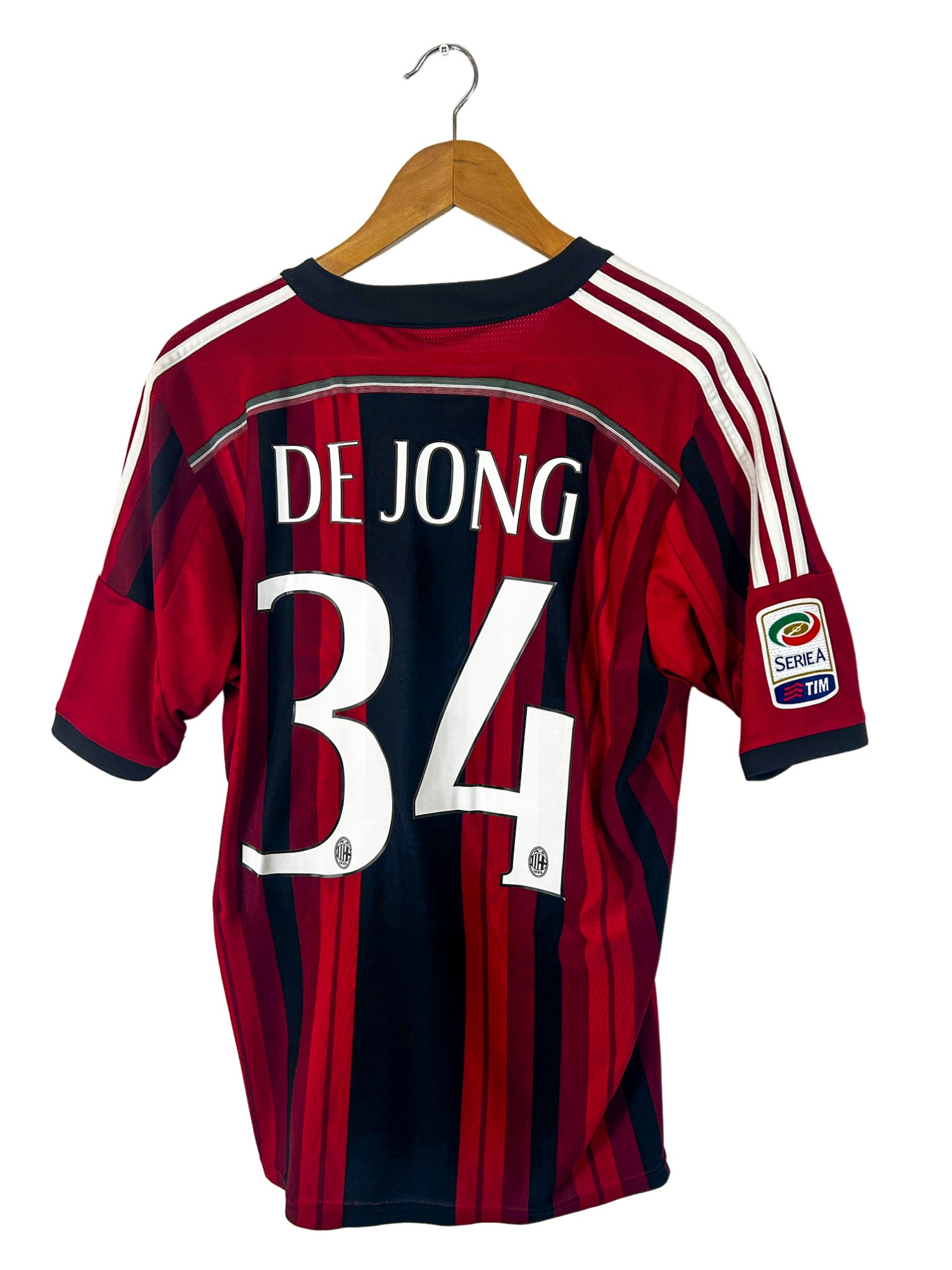 2014/2015 – Maillot AC Milan domicile [#34 De Jong] Adidas - XL