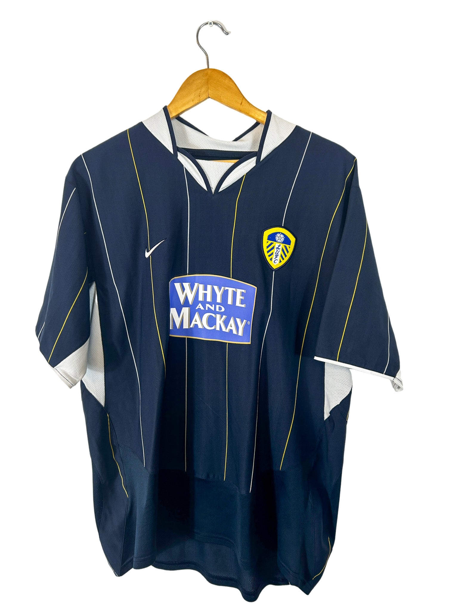 2003/2004 – Maillot Leeds United extérieur [#17 Smith] Nike – L