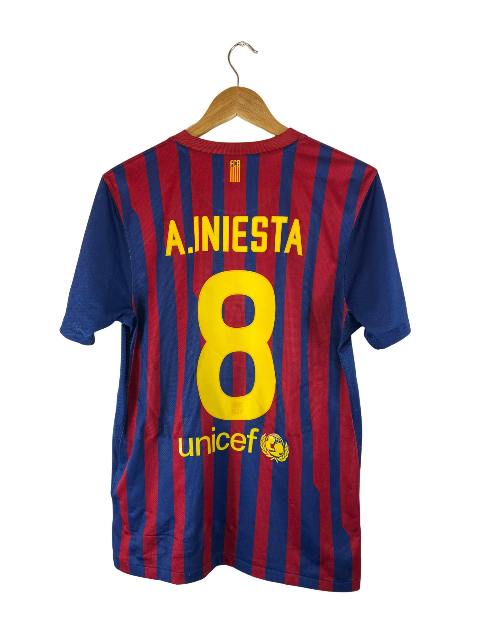 2011/2012 – Maillot FC Barcelona domicile [#8 Iniesta] Nike - S