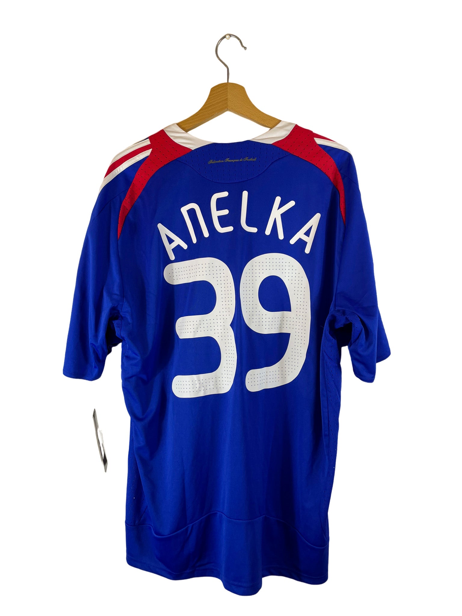 2008 – Maillot France domicile [#39 Anelka] Adidas – XL