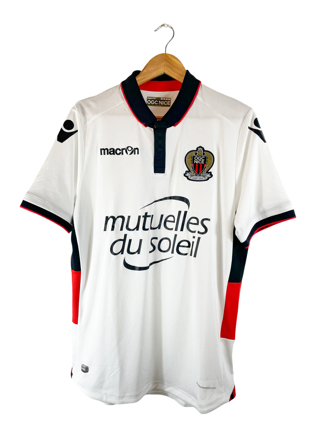 2016/2017 - Camiseta de local del OGC Nice [#9 Balotelli] Macron - Talla M