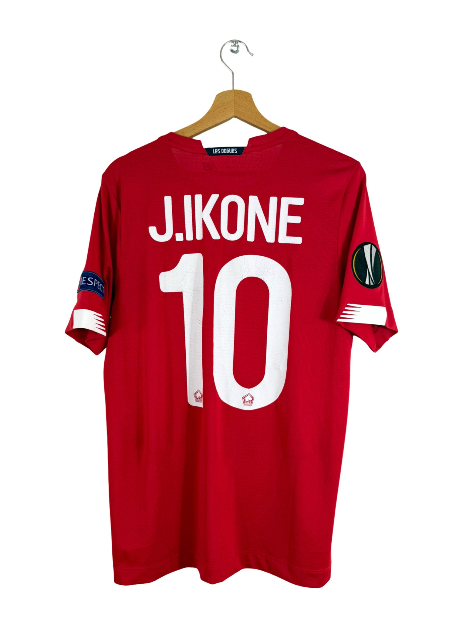 2019/2020 - Camiseta de local del LOSC del Lille [#10 J. Ikoné] *Problema del partido* New Balance - Talla M