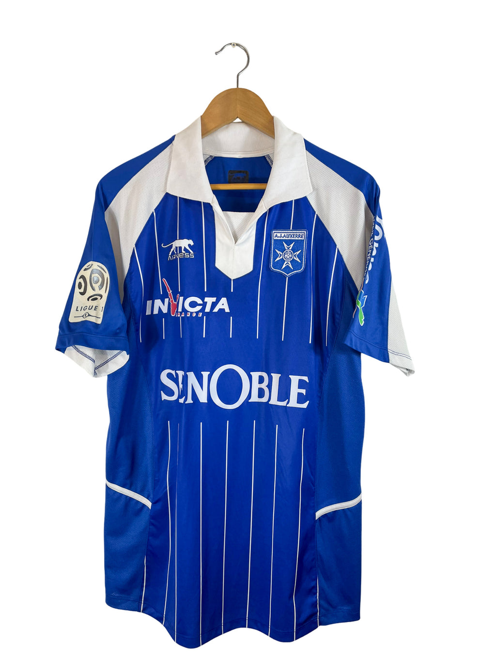 2012/2013 - Camiseta local del AJ Auxerre [#23GAVORY] Airness Match Issue Manga larga - Talla L