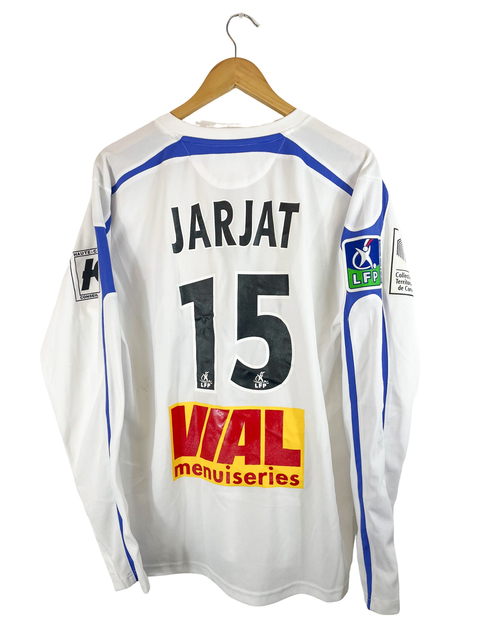 2006/2007 – Maillot SC Bastia domicile [#15 Jarjat] *Match Issue* – L