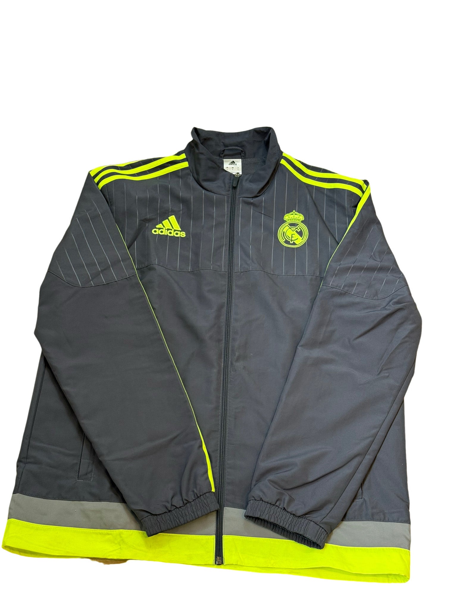 Chándal de entrenamiento vintage del Real Madrid 2015/2016 - Talla L - Adidas
