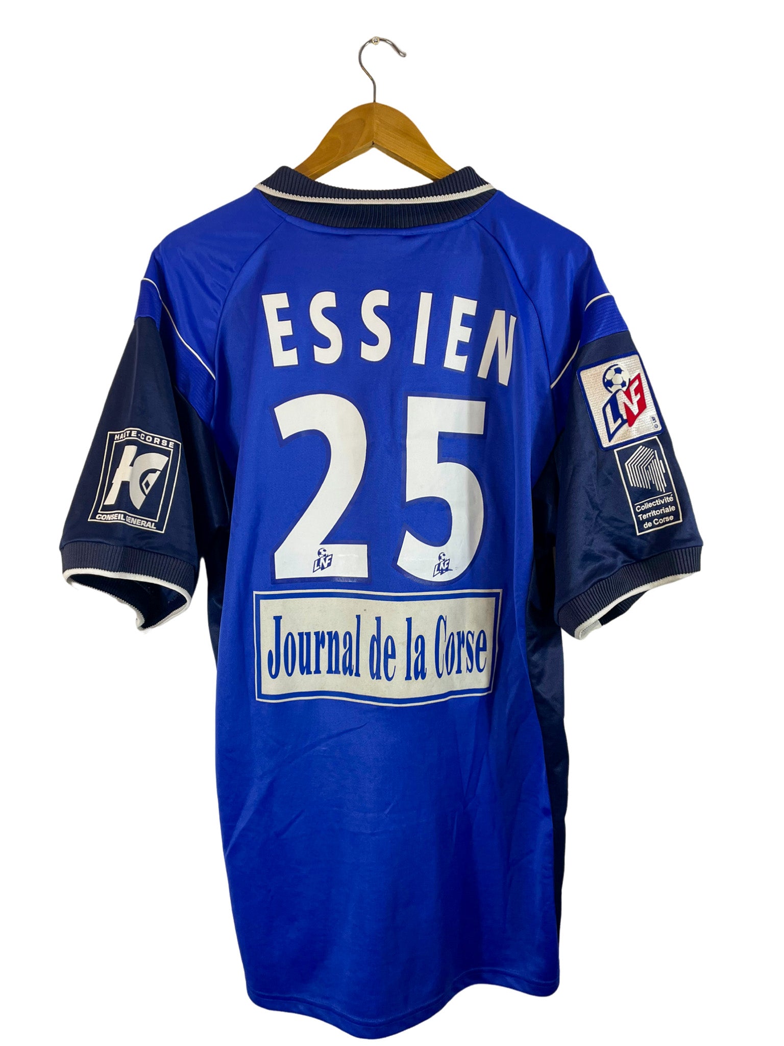 2000/2001 – Maillot SC Bastia domicile [#25 Essien] *Match Issue* – XL