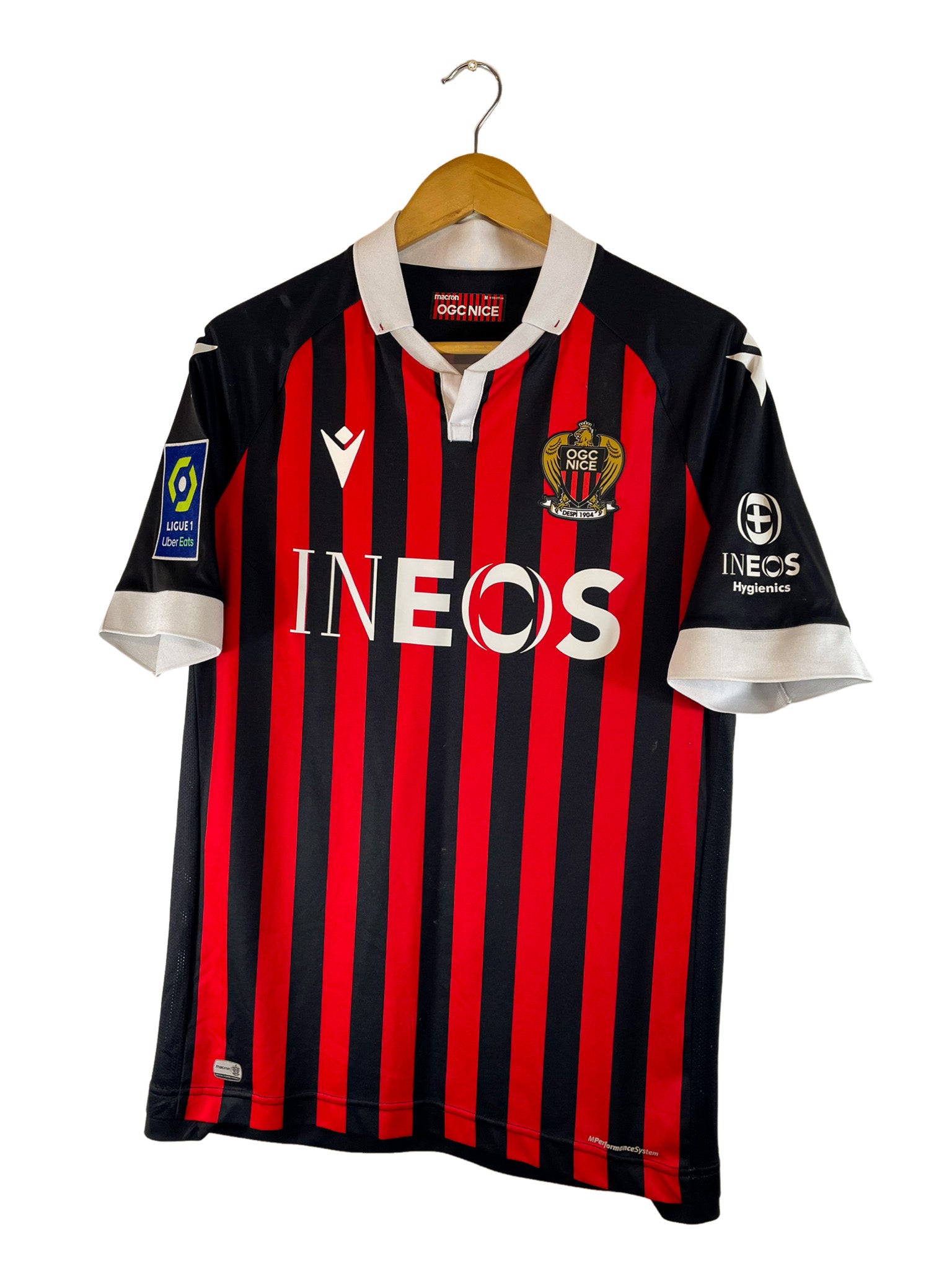 2021/2022 – Maillot OGC Nice domicile [#4 Dante] Macron - M