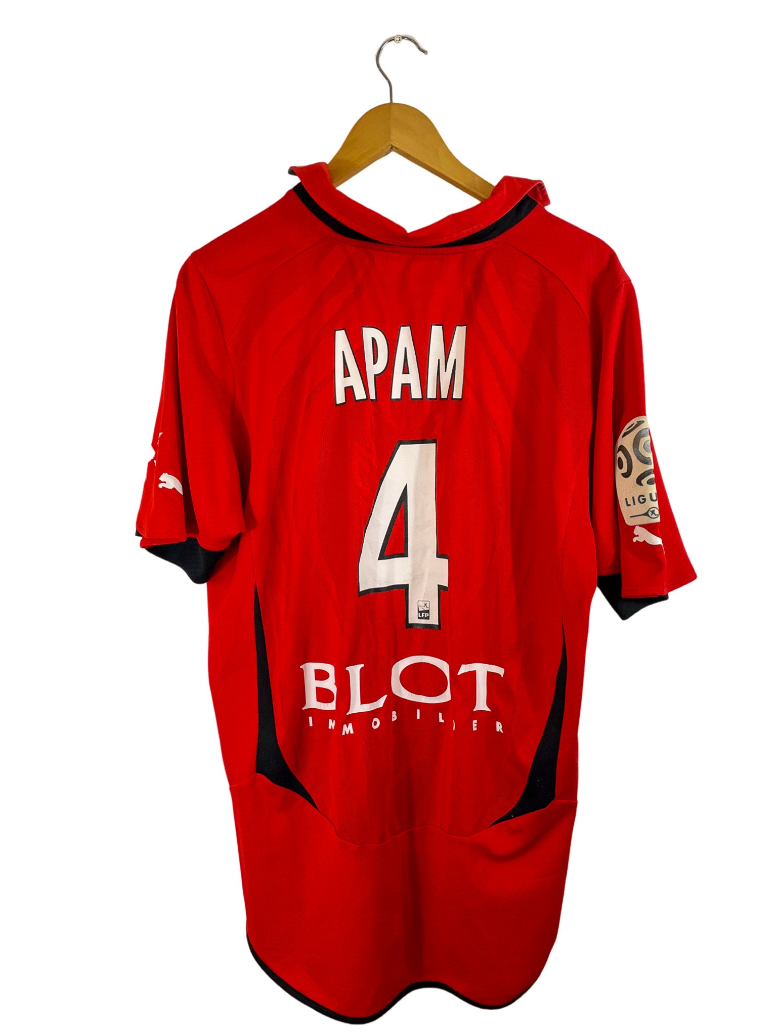2010/2011 – Maillot Stade Rennais domicile [#4 Apam] *Match Issue* Puma – L