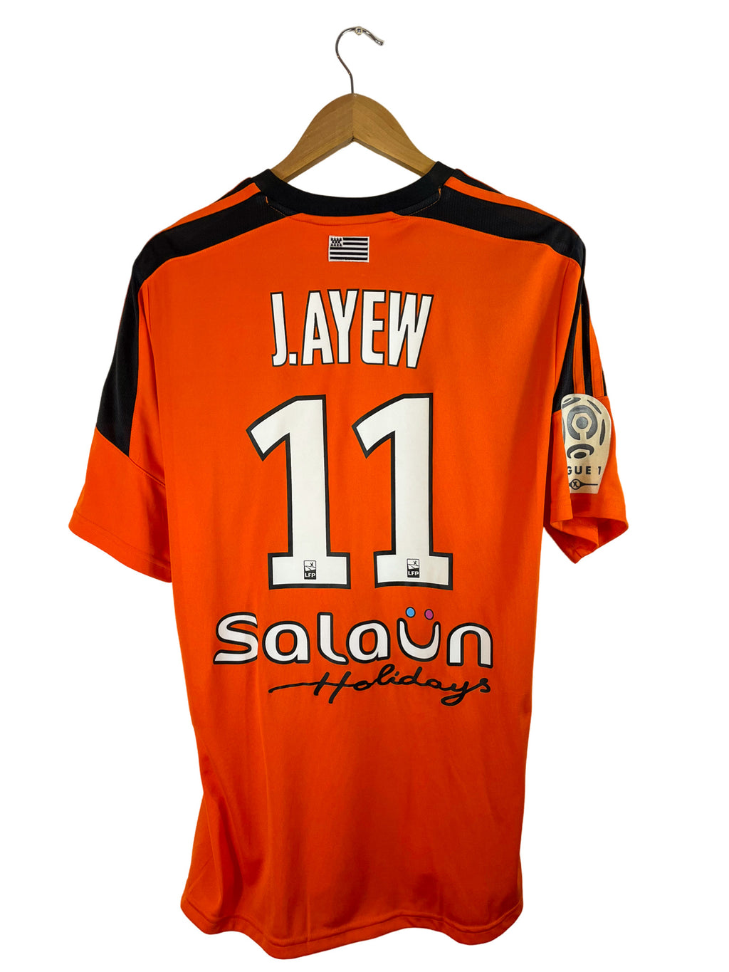 2017/2018 - Camiseta local del FC Lorient [#15 Laporte] Umbro *Edición del partido* - Talla L