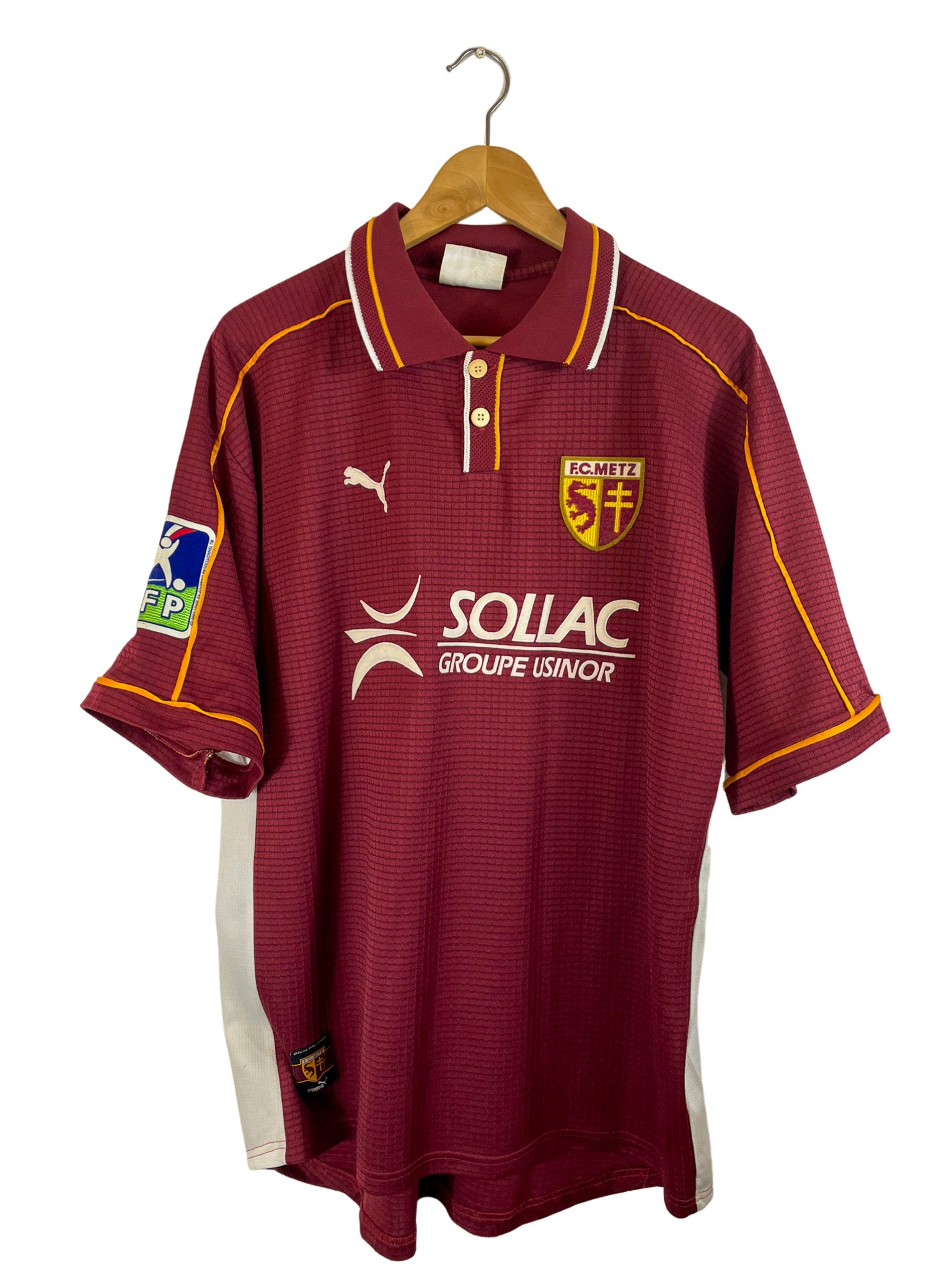 1999/2000 – Maillot FC Metz domicile [#10 Meyrieu] – XL