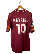 2009/2010 - Camiseta visitante del FC Metz [#18 Cissé] Kappa *Edición del partido* - Talla XL