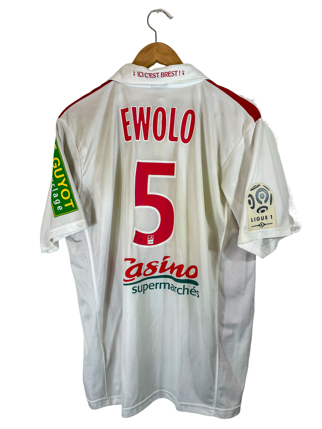 2015/2016 - Camiseta de local Stade Brestois 29 [#18 BRILLAUT] Nike *Match Issue* - Talla L