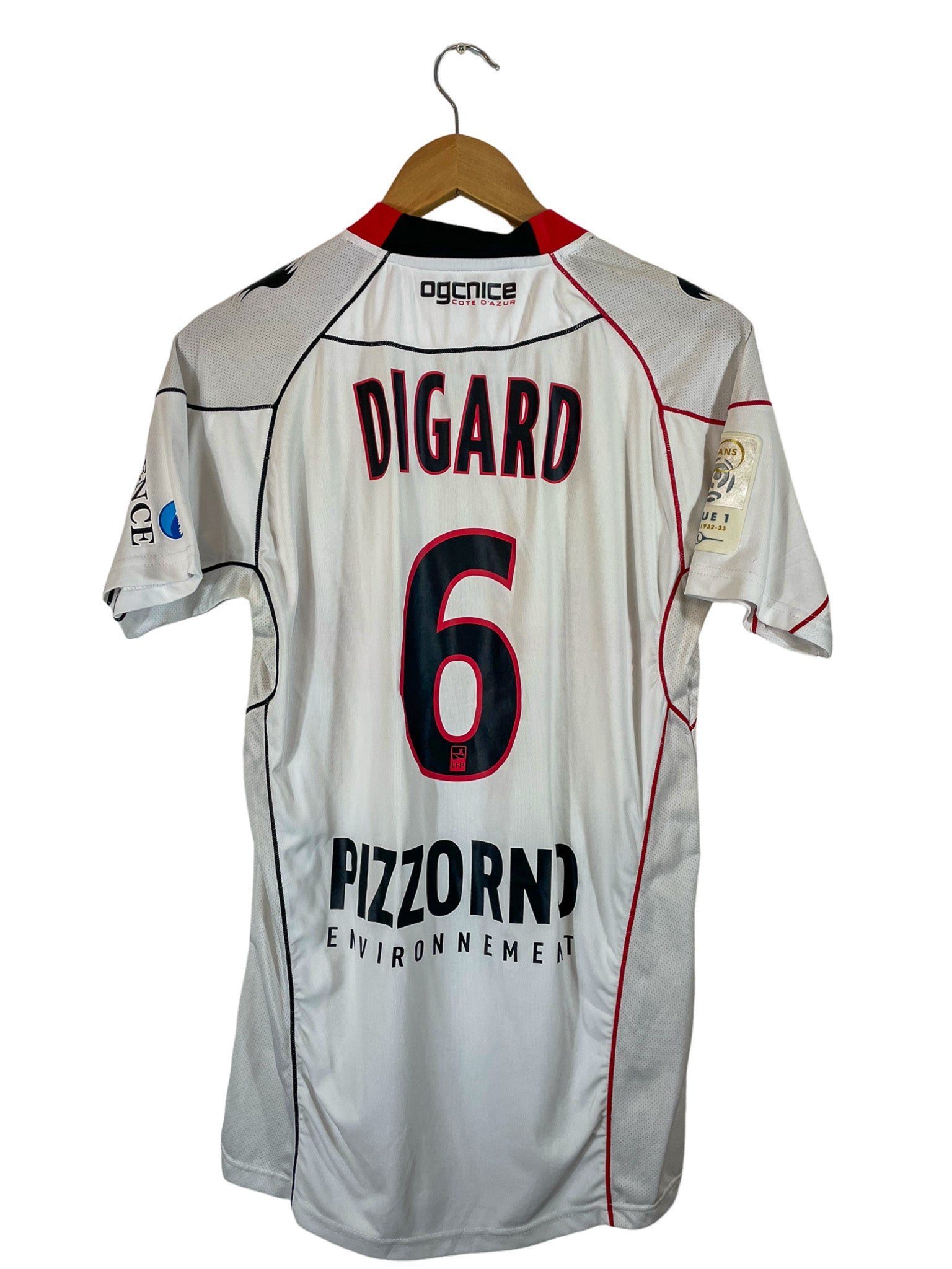 012/2013 – Maillot OGC Nice extérieur [#6 Digard] *Match Issue* – Taille XL