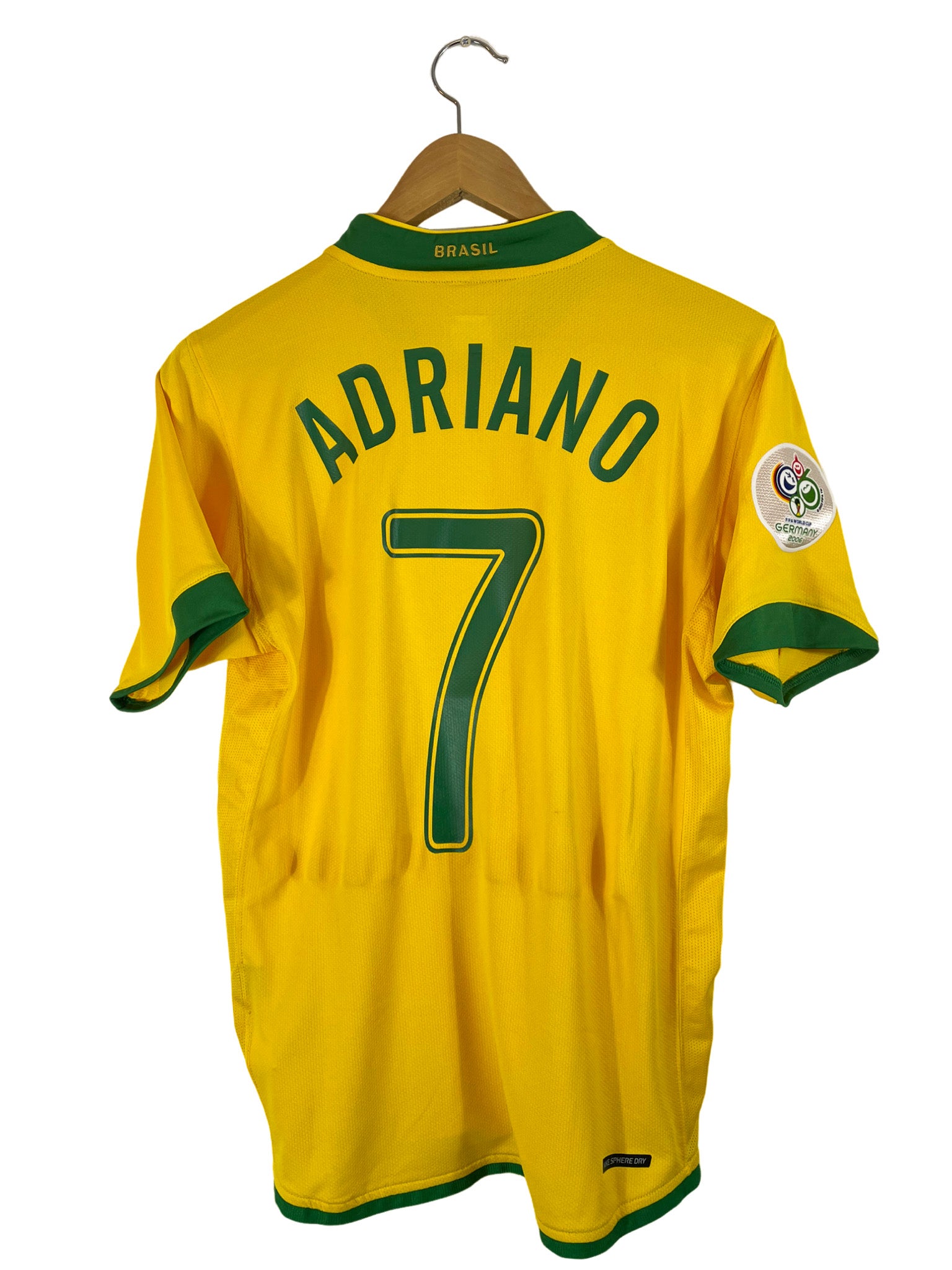 2006 - Maillot Brésil domicile [#7 Adriano] - S