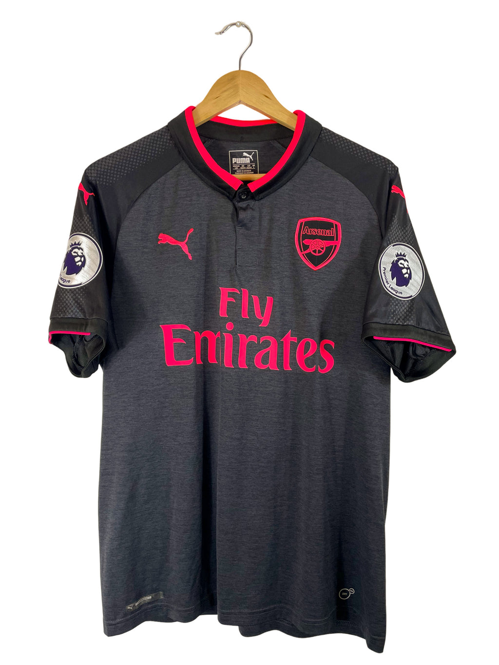 2017/2018 - Arsenal Away Shirt [#14 Aubameyang] Puma - S
