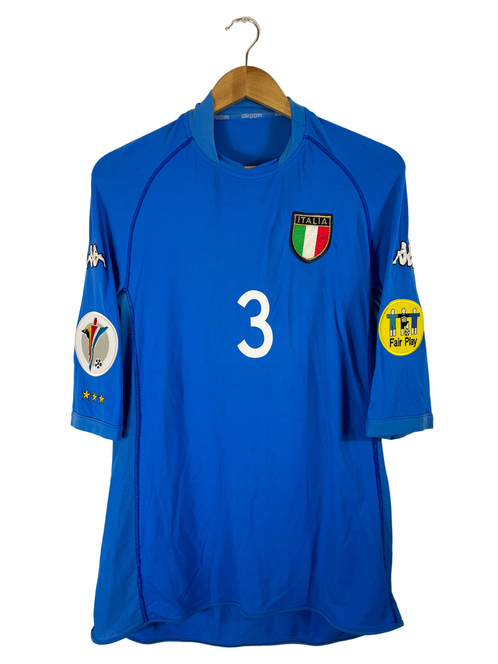 2000 - Camiseta local de Italia [#9 Inzaghi] Kappa - Talla L