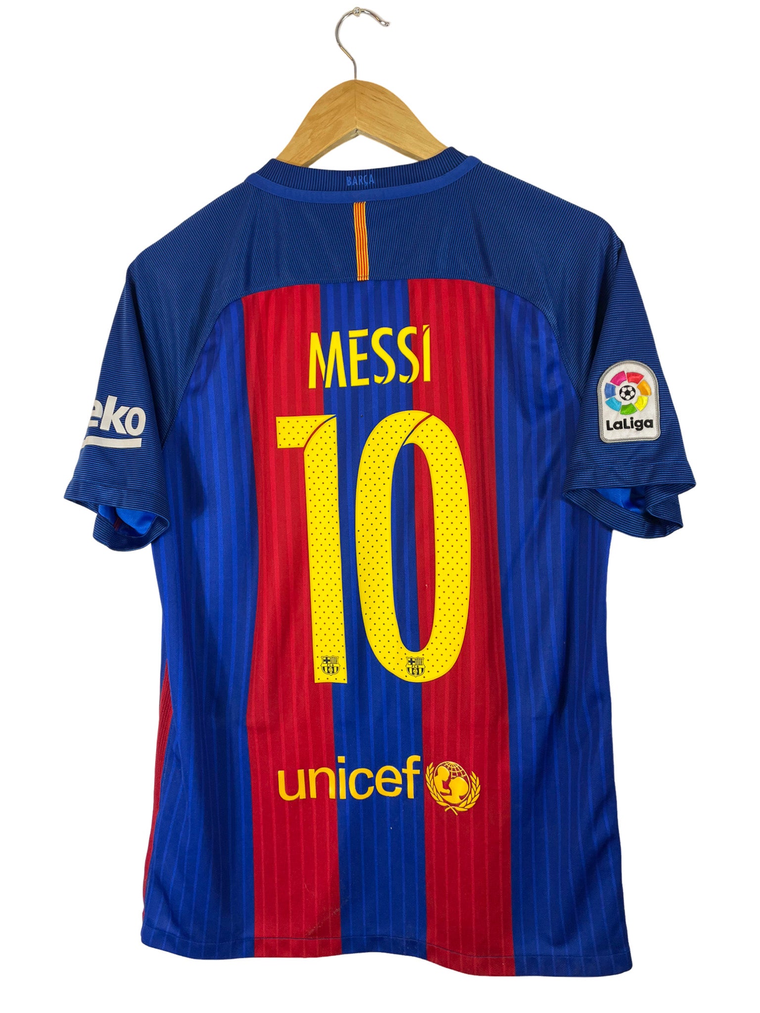 2016/2017 – Maillot FC Barcelone domicile [#10 Messi] Nike - Taille M  as