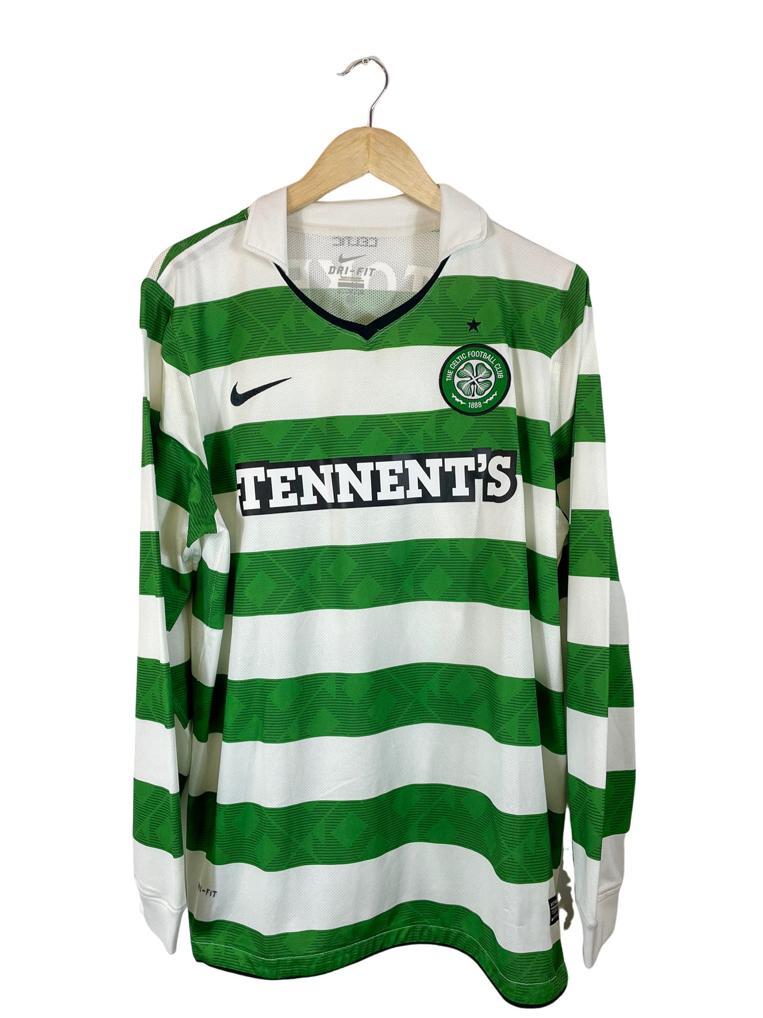 2010/2012 – Maillot Celtic domicile [#10 Stokes] Nike Manches Longues - Taille XL