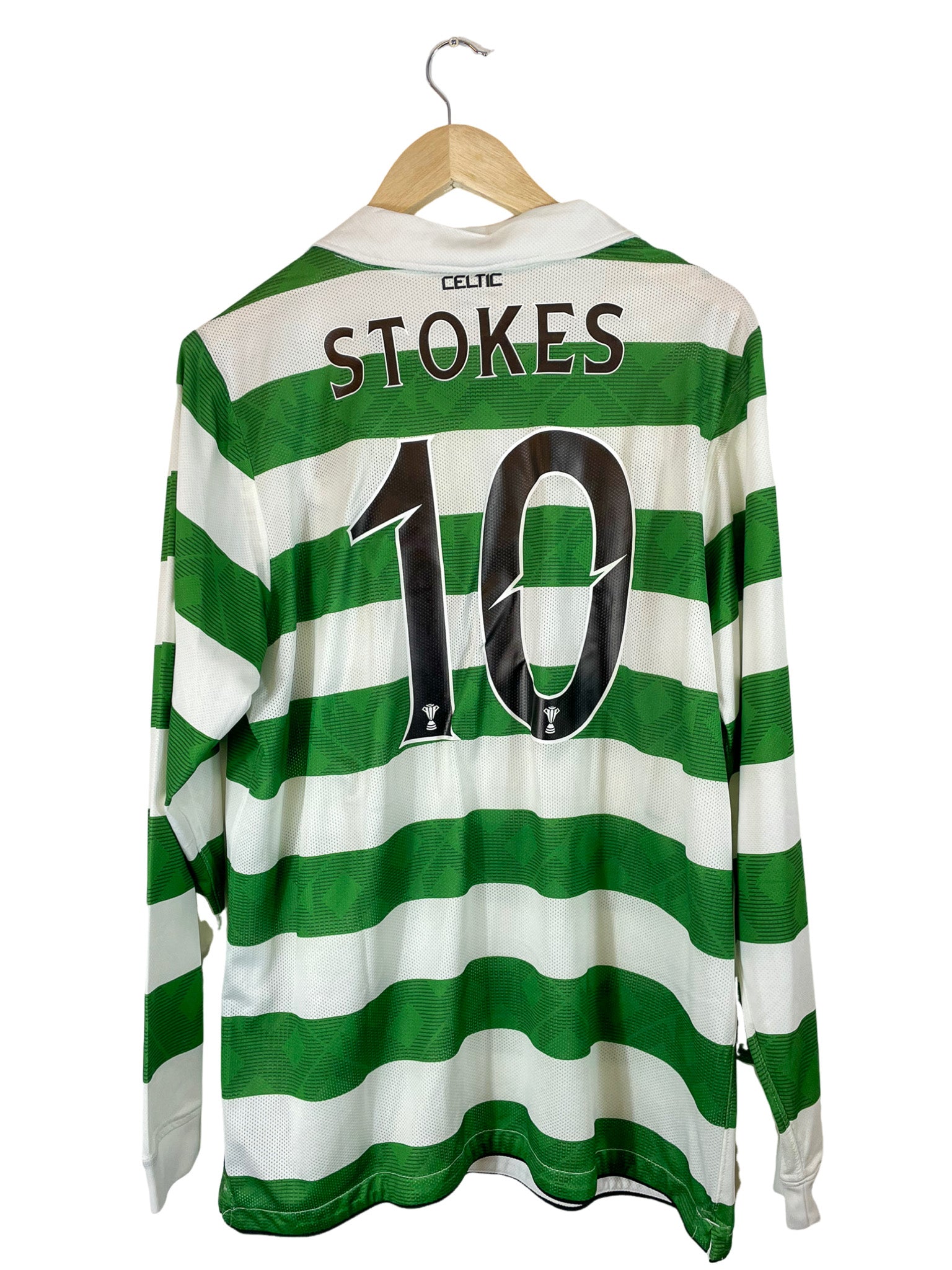 2010/2012 – Maillot Celtic domicile [#10 Stokes] Nike Manches Longues - Taille XL