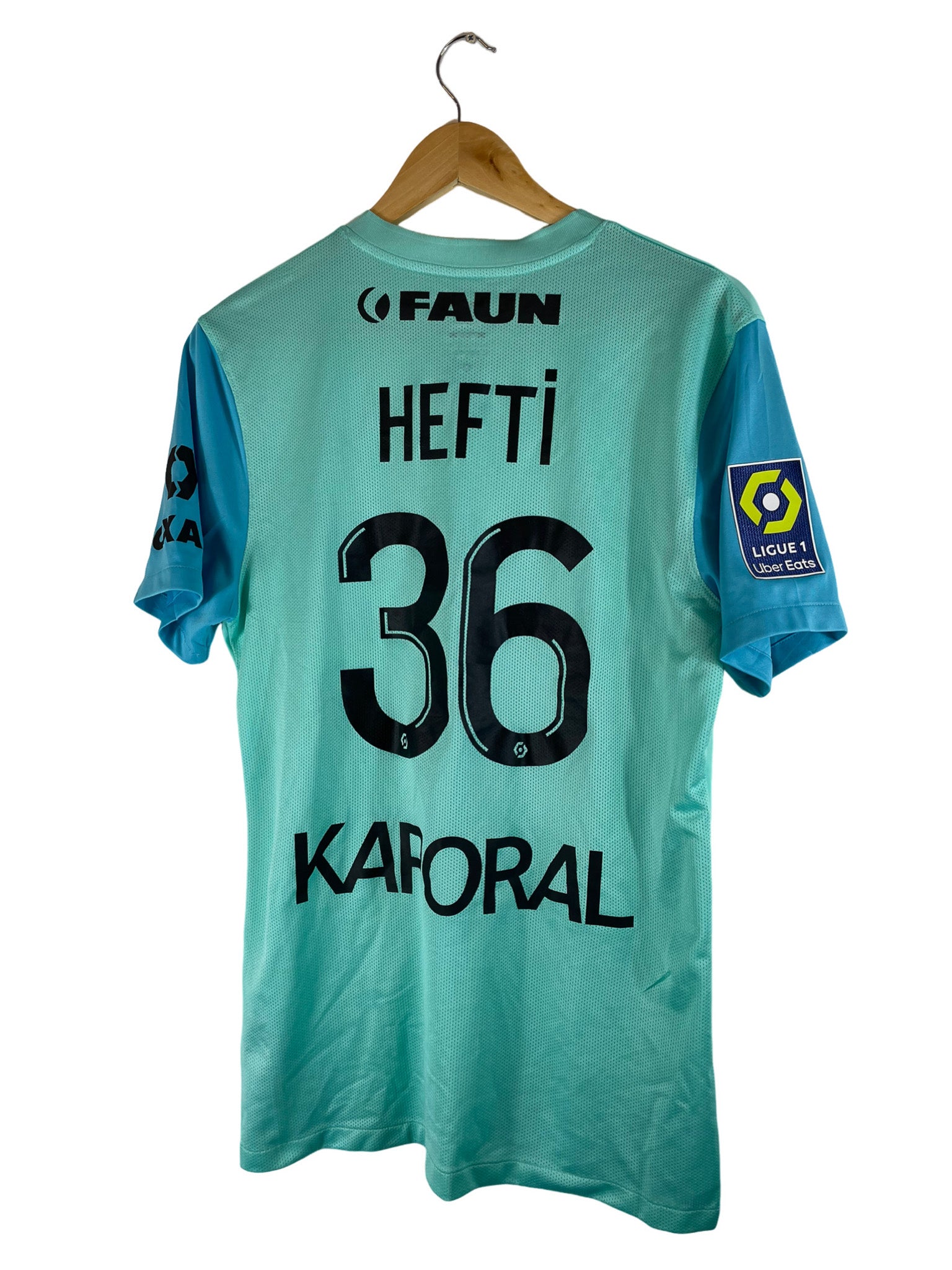 2023/2024 – Maillot Montpellier HSC extérieur [#36 Hefti] *match issue* – M (match vs Brest, J18)