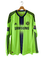 2010/2011 – Chelsea third kit shirt and shorts [#11 Drogba] *Long Sleeves* - M
