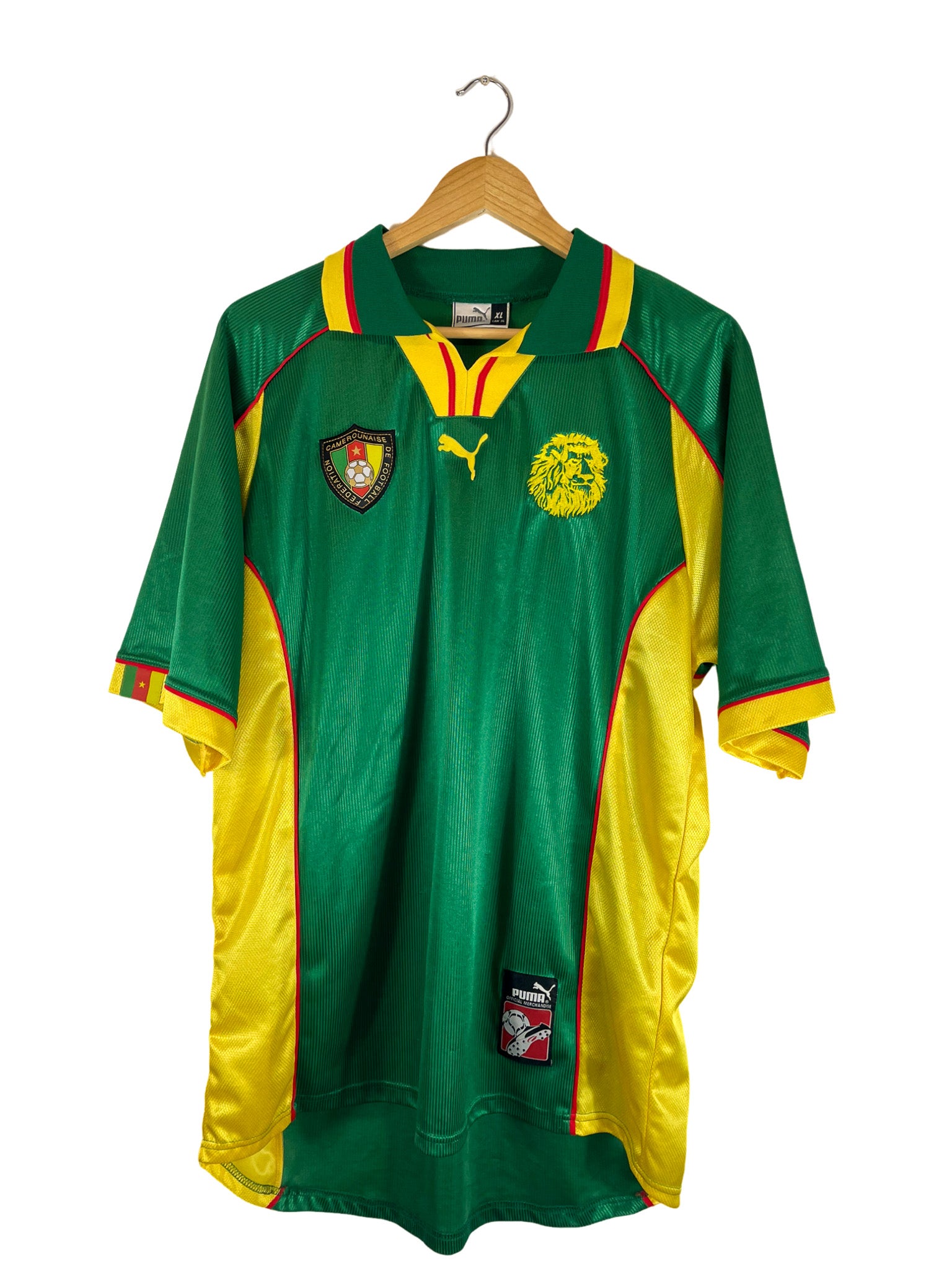 1998 – Maillot Cameroun domicile Puma - XL