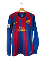 2011/2012 – FC Barcelona home long-sleeved shirt and shorts [#10 Messi] - S