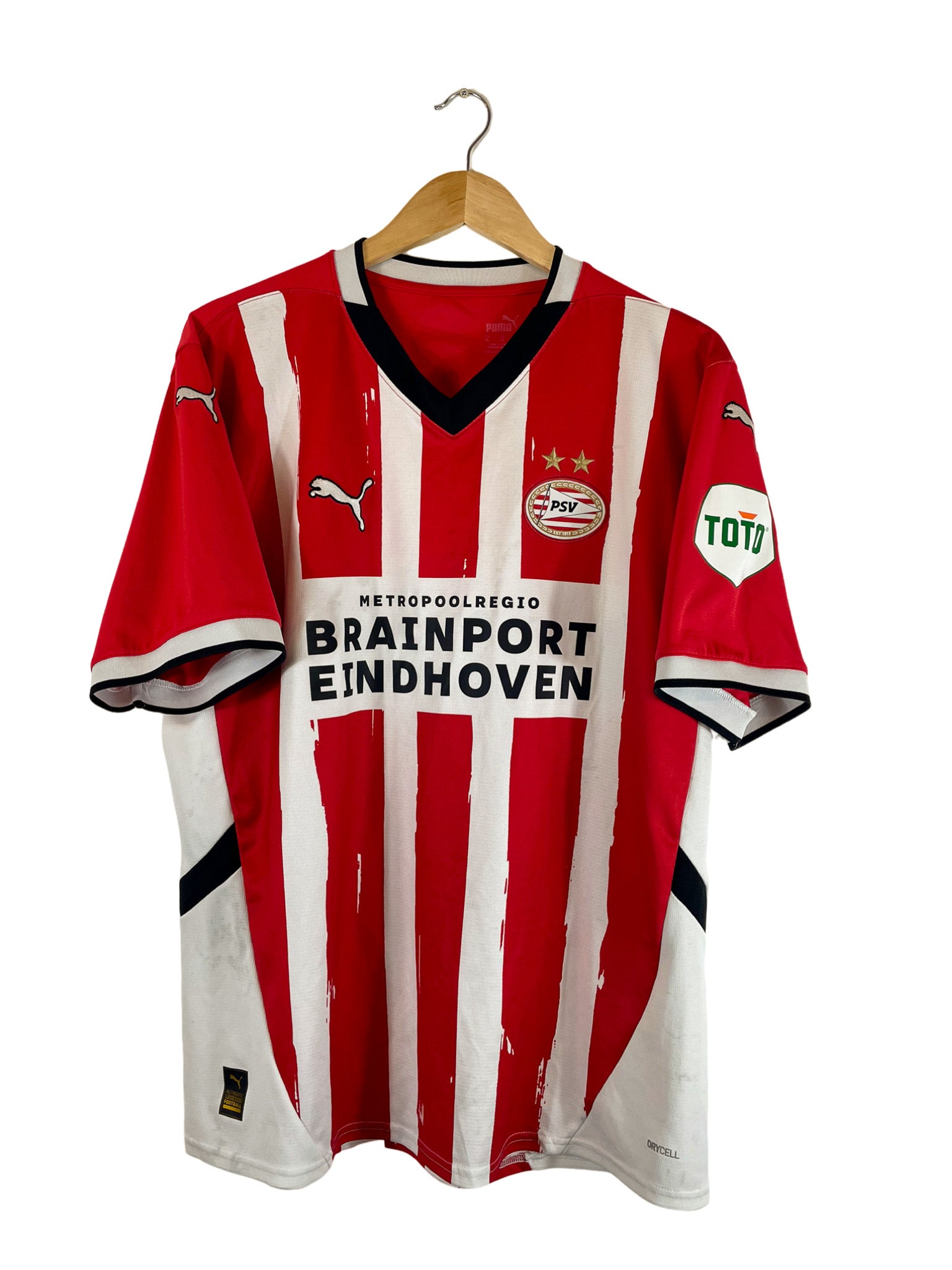 PSV Eindhoven Umbro シャツ 赤白 2019/2020 - PSV Eindhoven Umbro Away Shirt - L – Vista football shop