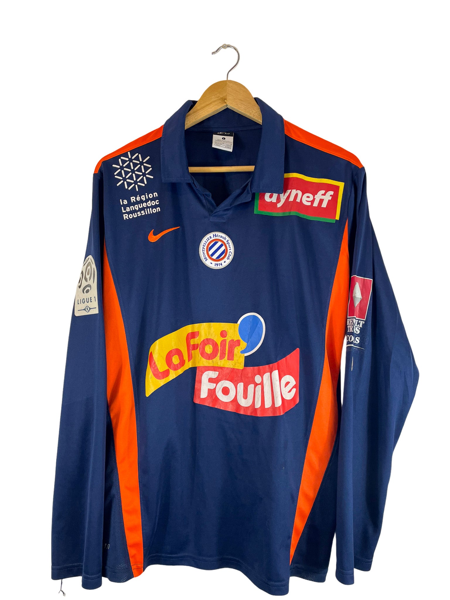 2010/2011 – Maillot Montpellier HSC domicile [#19 Camara] Nike Match Issue - L