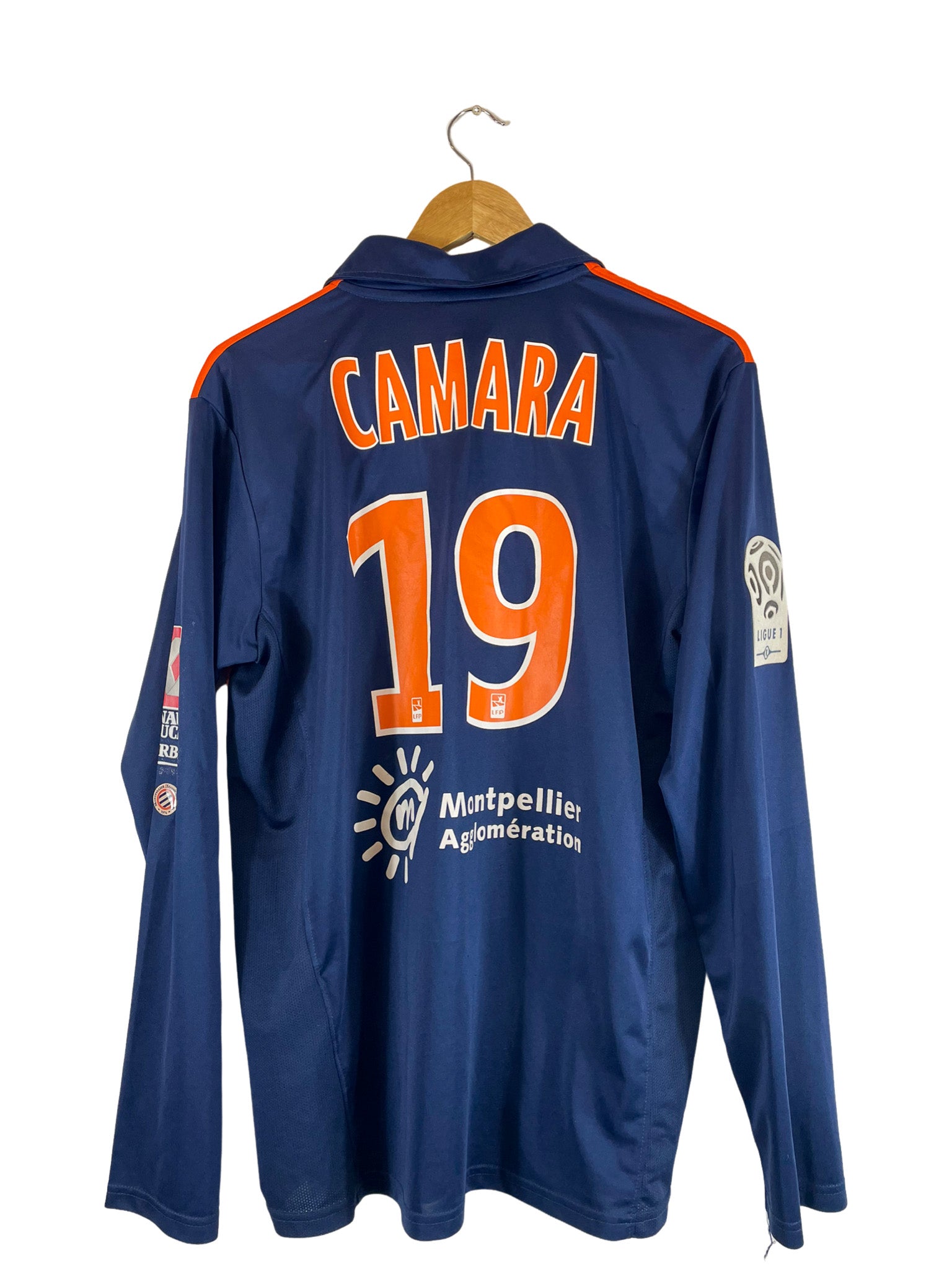 2010/2011 – Maillot Montpellier HSC domicile [#19 Camara] Nike Match Issue - L