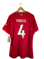 2021/2022 – Maillot Liverpool domicile [#4 Virgil van Dijk]*Neuf avec étiquette*- L