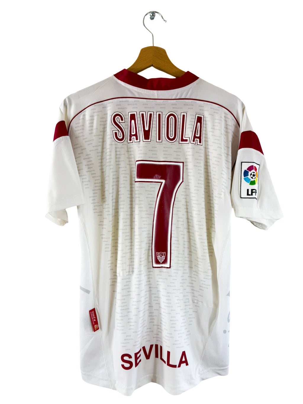 2005/2006 - Sevilla home shirt [#7 Saviola] - M