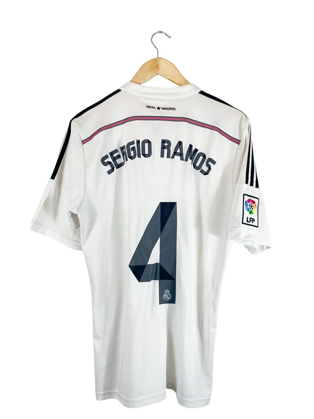 2014/2015 – Maillot Real Madrid domicile [#4 Sergio Ramos] - M