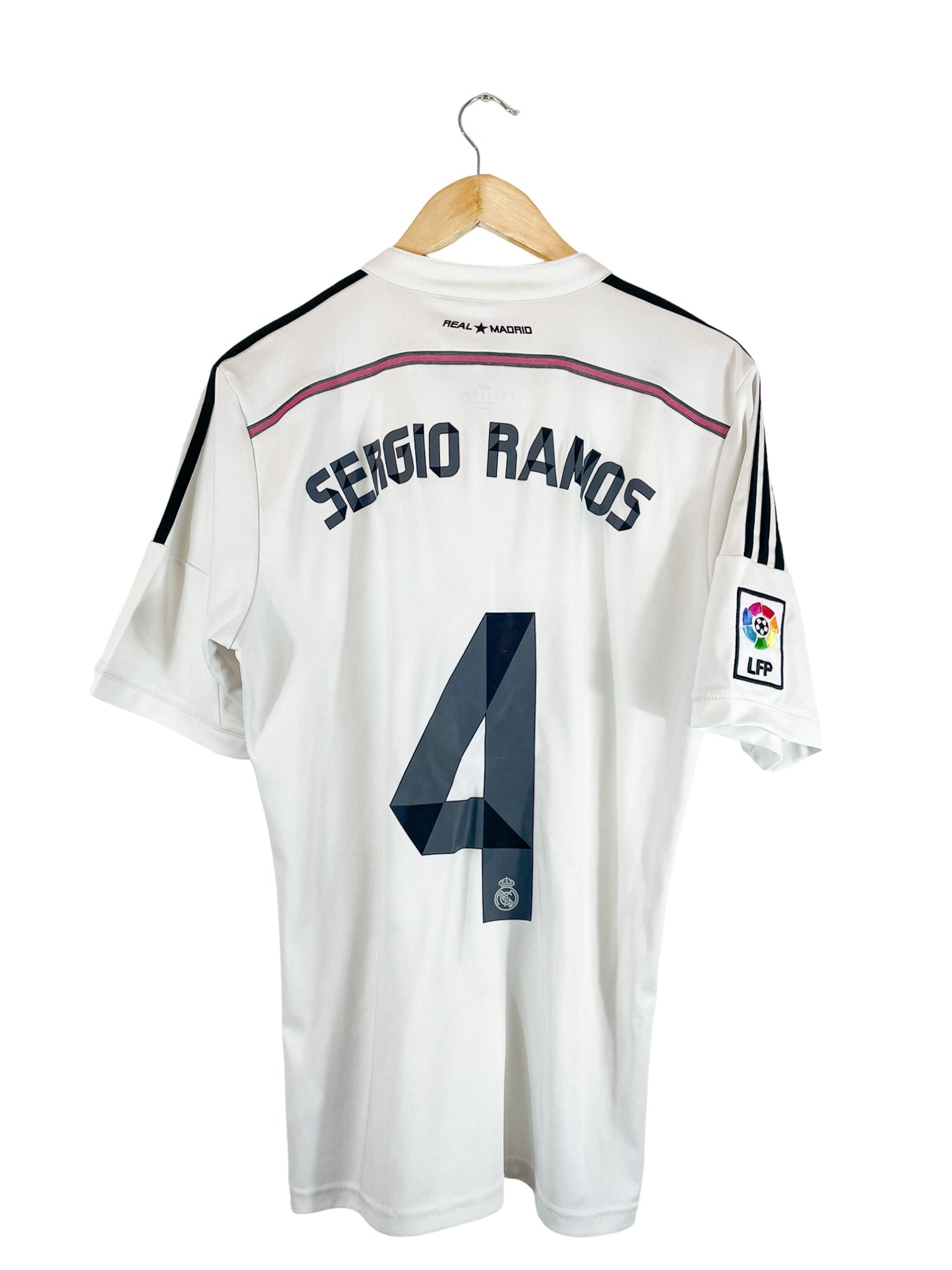 2014/2015 – Maillot Real Madrid domicile [#4 Sergio Ramos] - M
