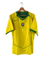 2004 – Brazil home jersey [#9 Ronaldo] - S