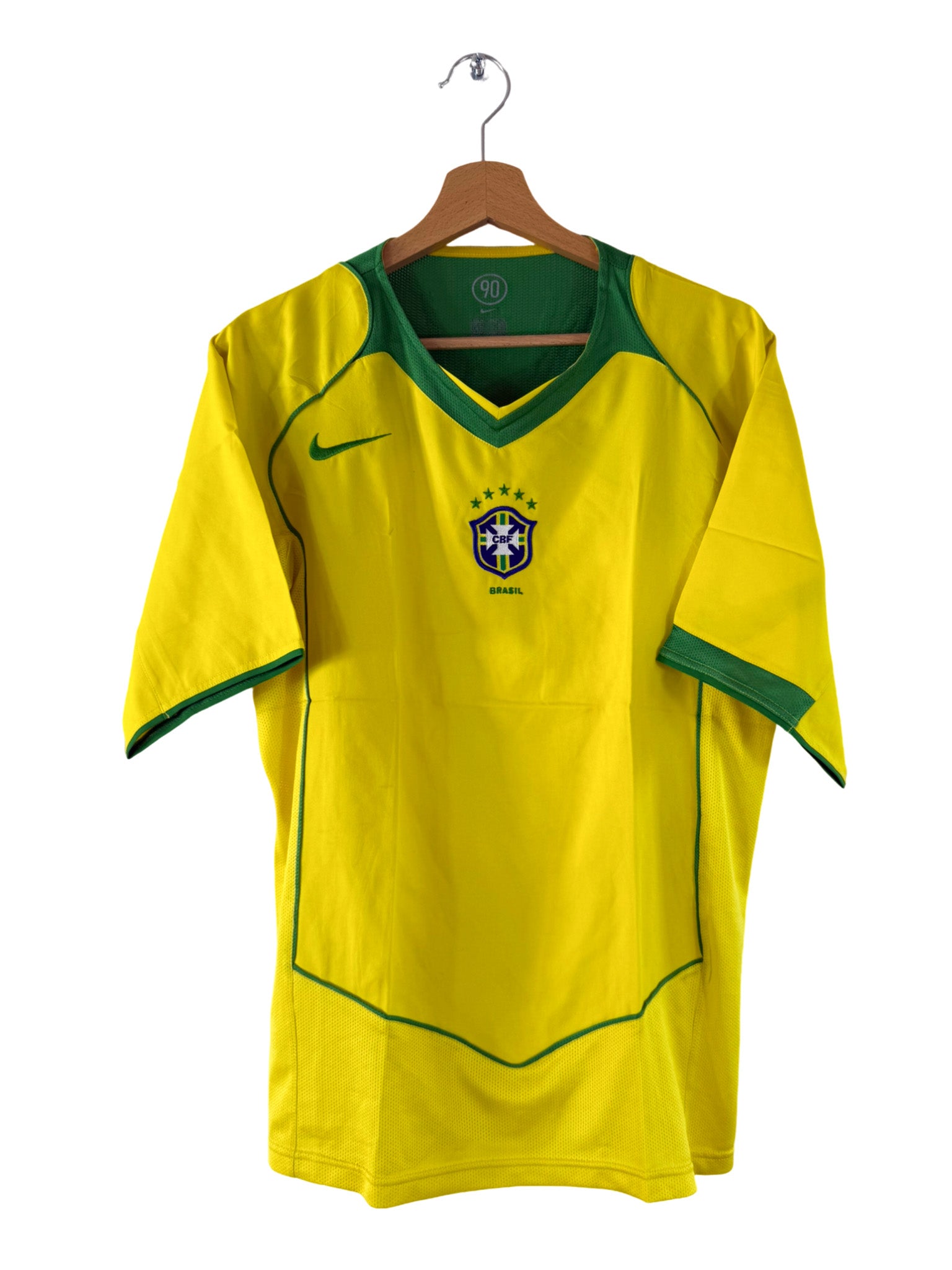 2004 – Maillot Brésil domicile [#9 Ronaldo] - S