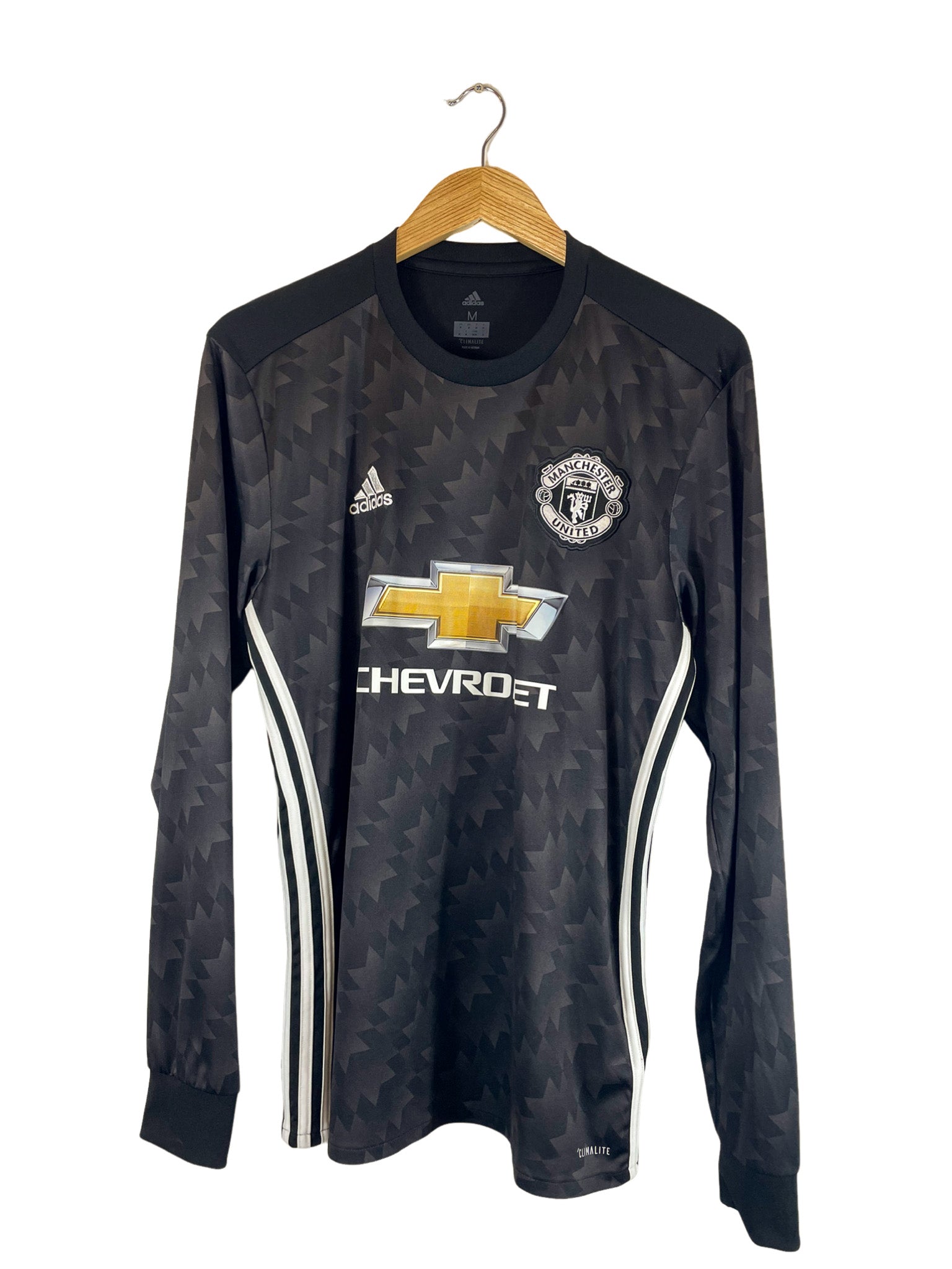 2017/2018 – Maillot Manchester United extérieur  [#6 Pogba] Adidas Manches Longues - Taille M)