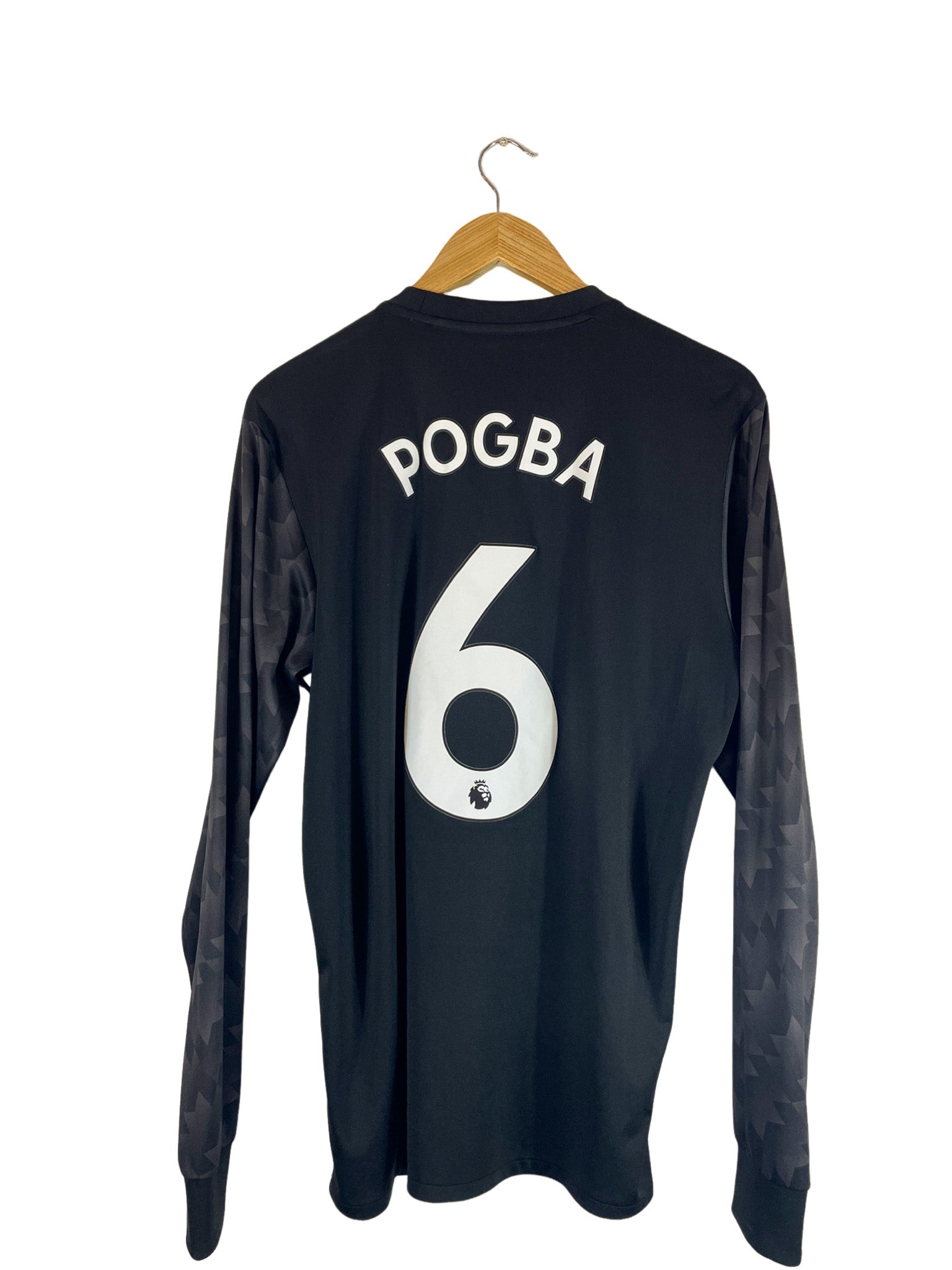 2017/2018 – Maillot Manchester United extérieur  [#6 Pogba] Adidas Manches Longues - Taille M)