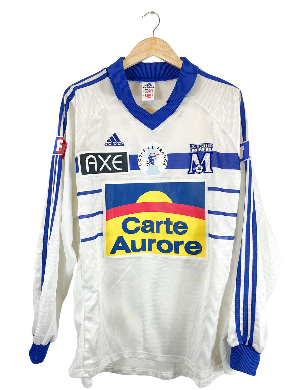 1998/1999 – Maillot Montpellier HSC extérieur *Porté* - XL