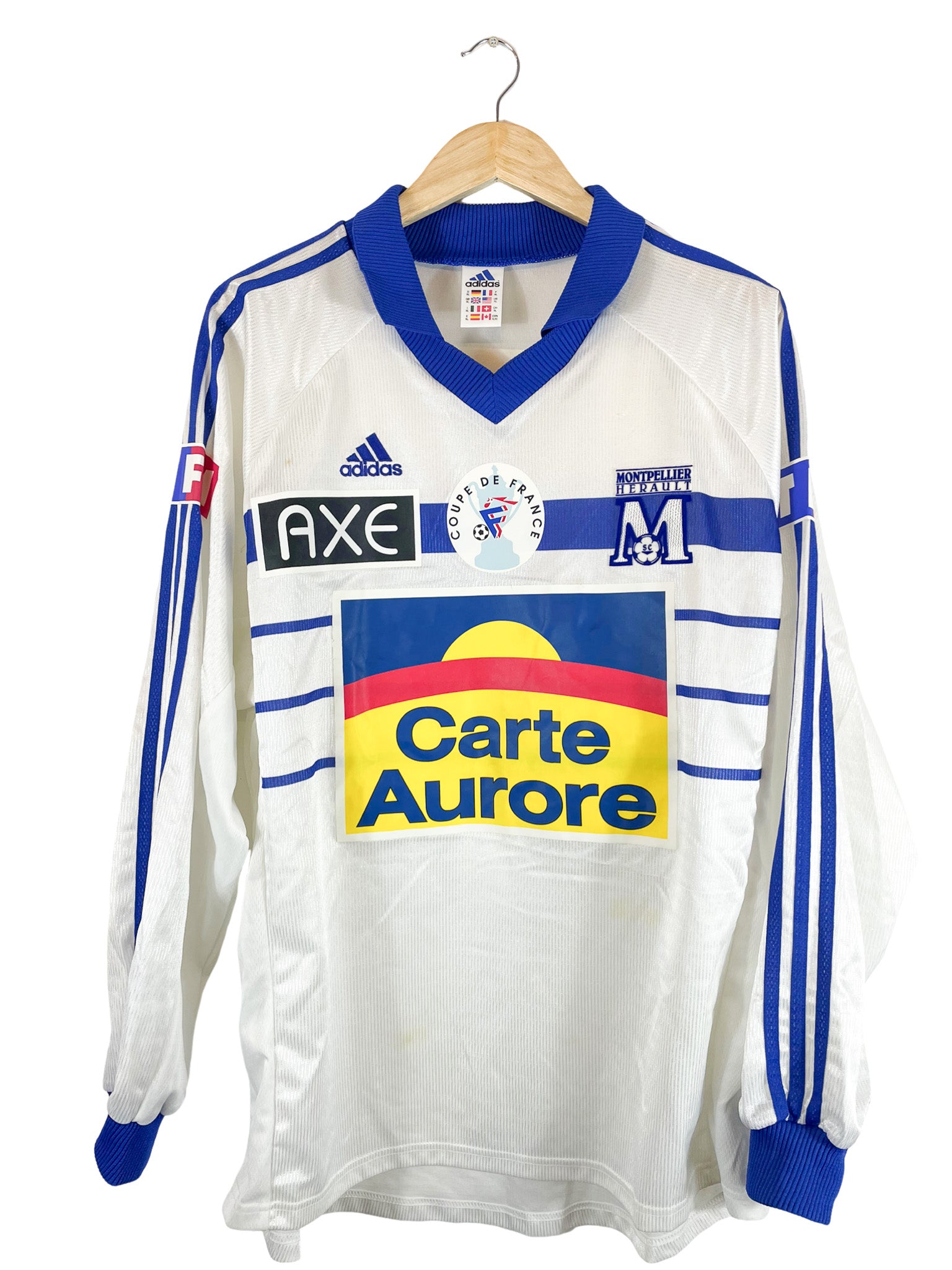 1998/1999 – Maillot Montpellier HSC extérieur *Porté* - XL