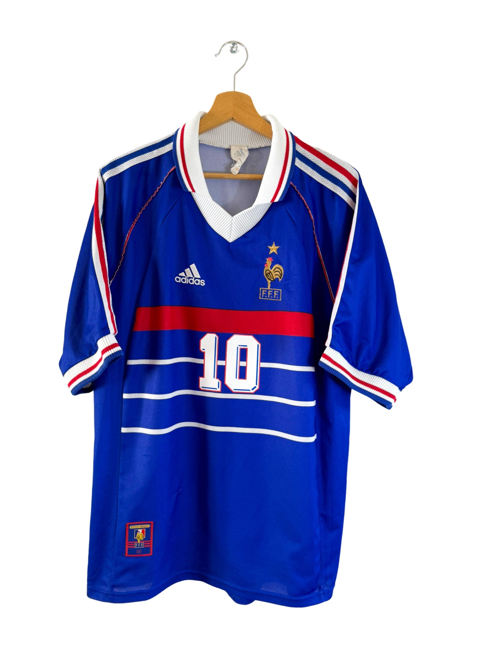 1998 – Maillot France domicile [#10 ZIDANE] - L