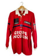 2000/2001 – Maillot AS Béziers Hérault [#3 Banquet] sport Porté - XL