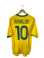 2006 - Camiseta local de Brasil [#10 Ronaldinho] Nike - Talla L