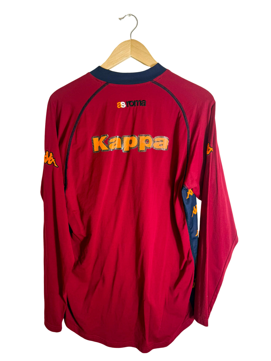 2000/2001 – Maillot AS Roma entraînement manches longues pierre