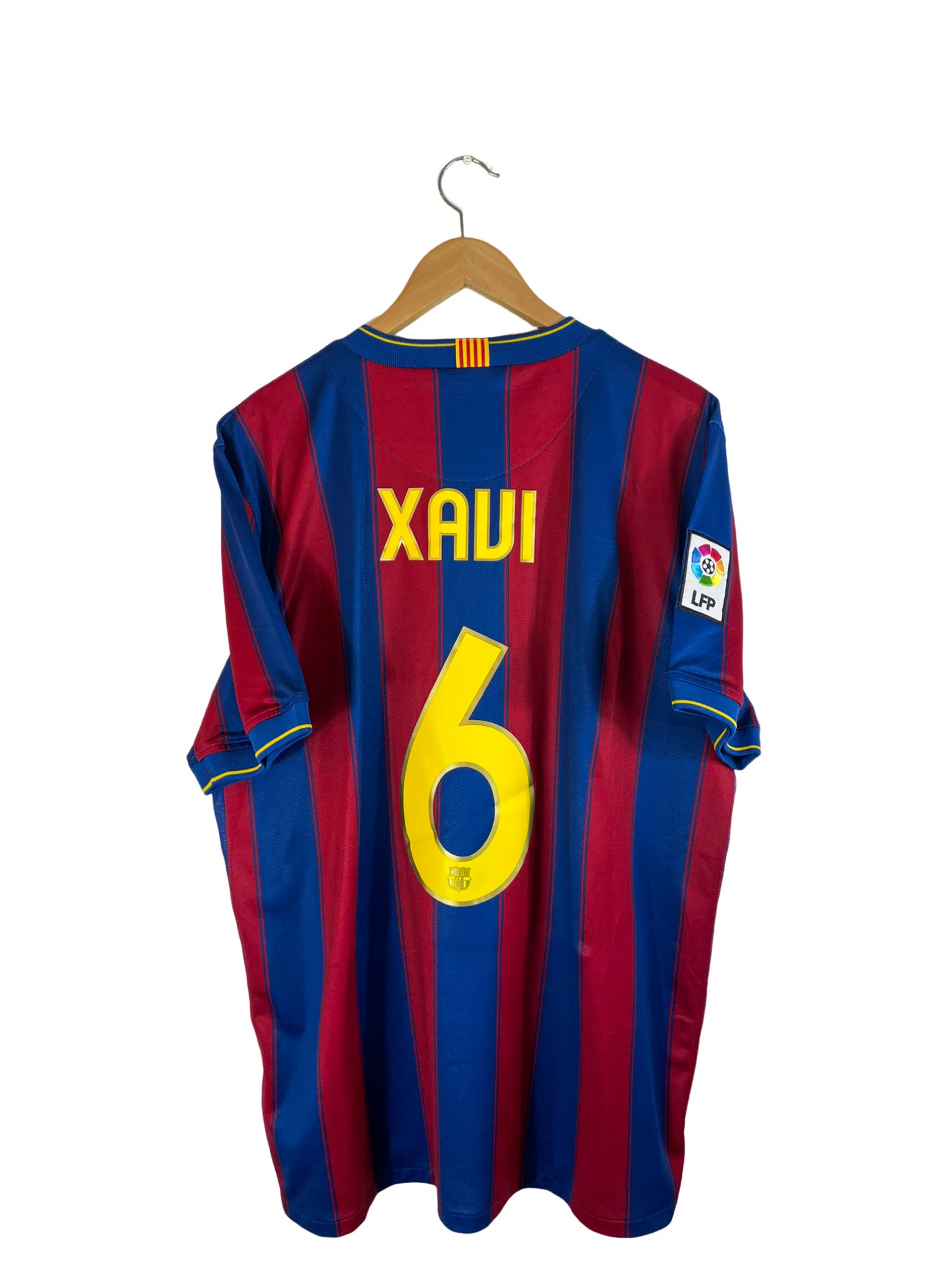 2009/2010 – Maillot FC Barcelone domicile [#6 Xavi] – XL