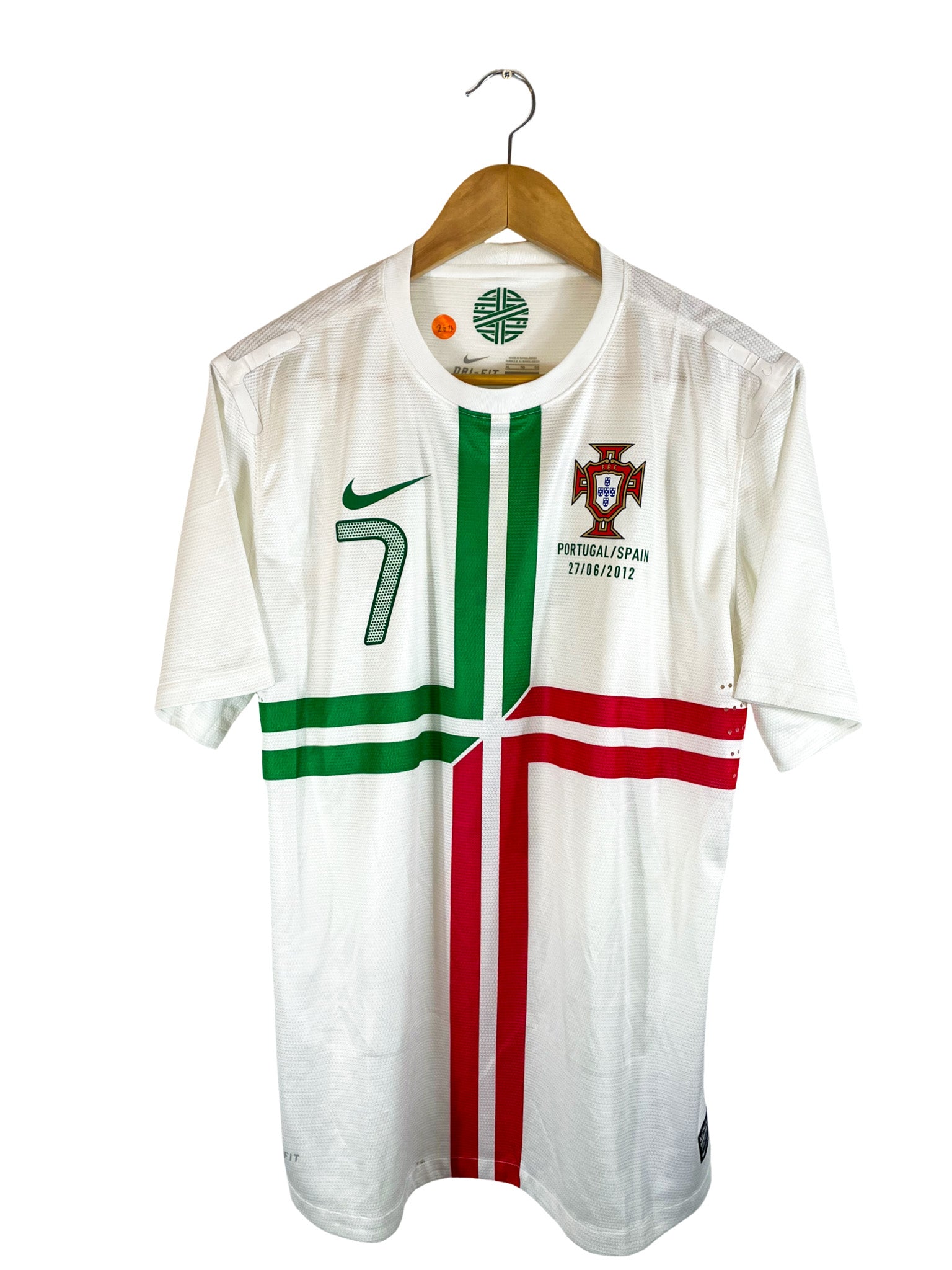 2012 – Maillot Portugal domicile [#7 Ronaldo] Nike – XL