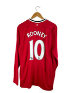 2011/2012 – Maillot Manchester United domicile [#10 Rooney] *Manches Longues* – XL