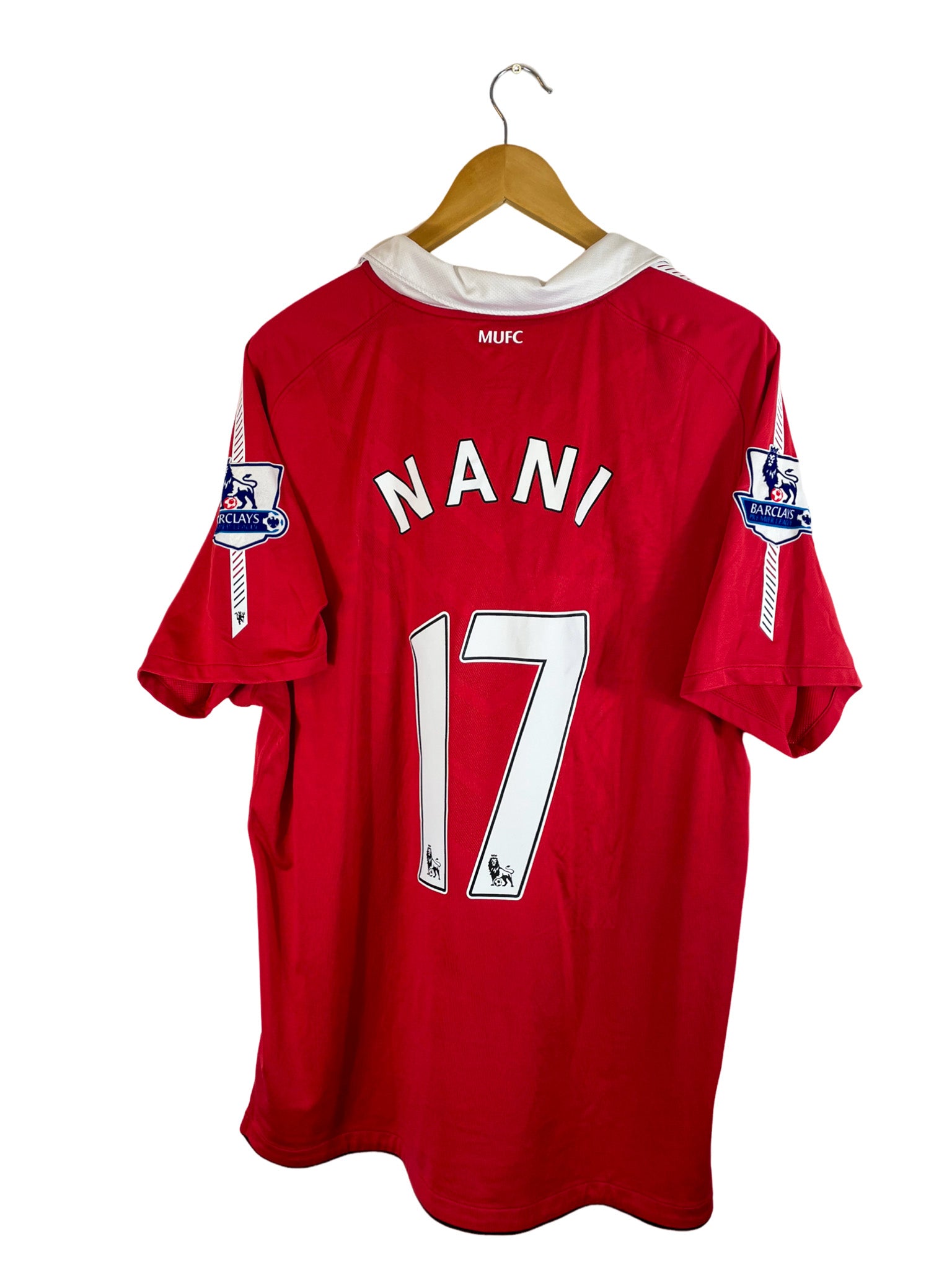 2010/2011 – Maillot Manchester United domicile [#17 Nani] Nike – XL